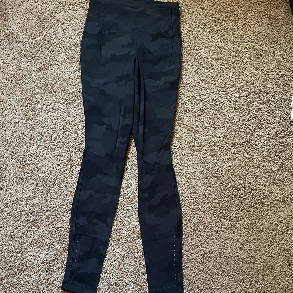 Lululemon Swift Speed Dark Camouflage Leggings